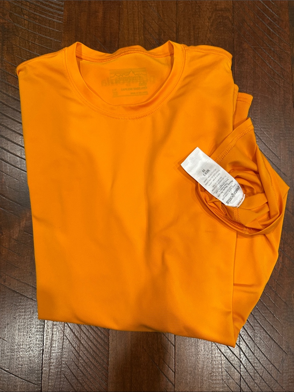 Patagonia Men's Crew Neck Short Sleeve Shirt - Bright Orange